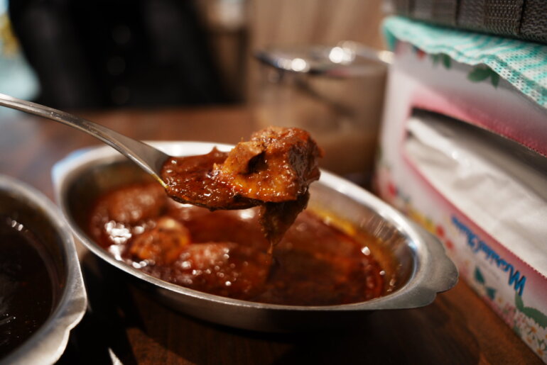 柏駅　中華大島　カレー