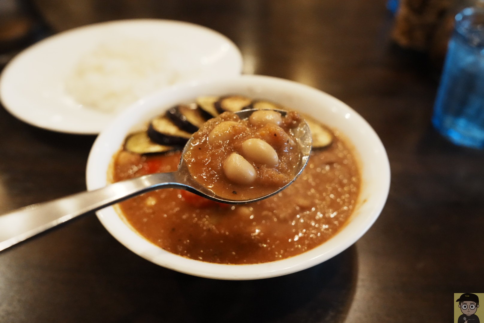 新宿御苑「草枕」のなすトマトチキンカレー