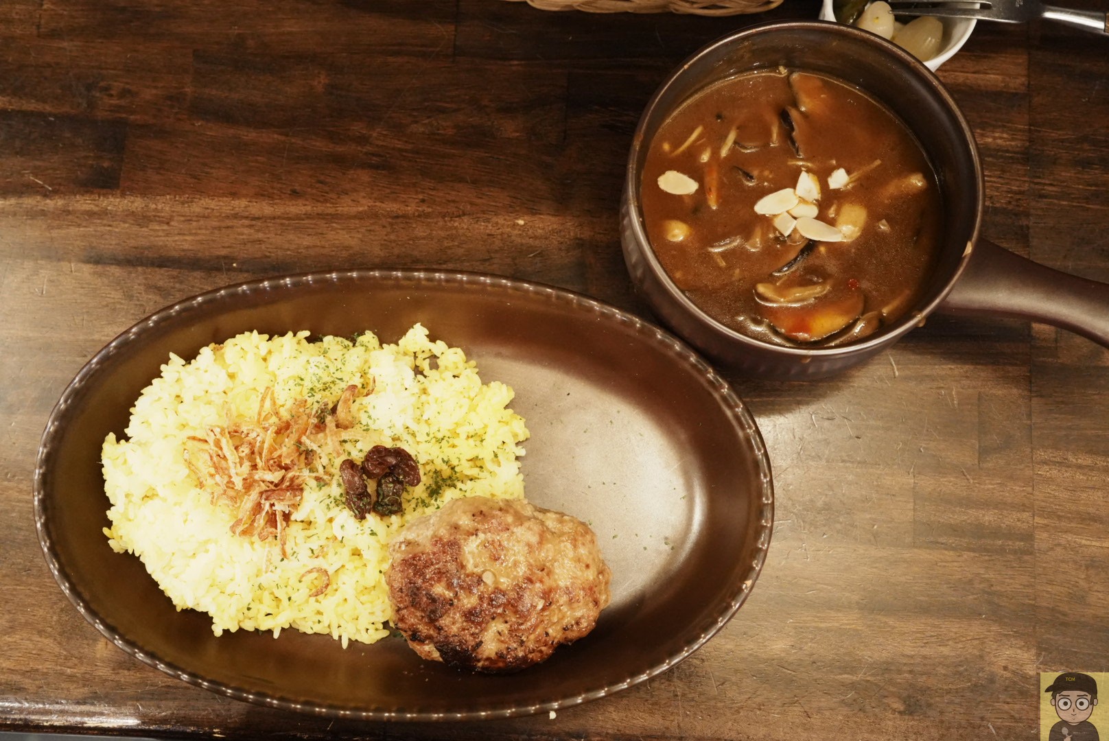 池尻大橋 ビストロ喜楽亭「ハンバーグカレー」