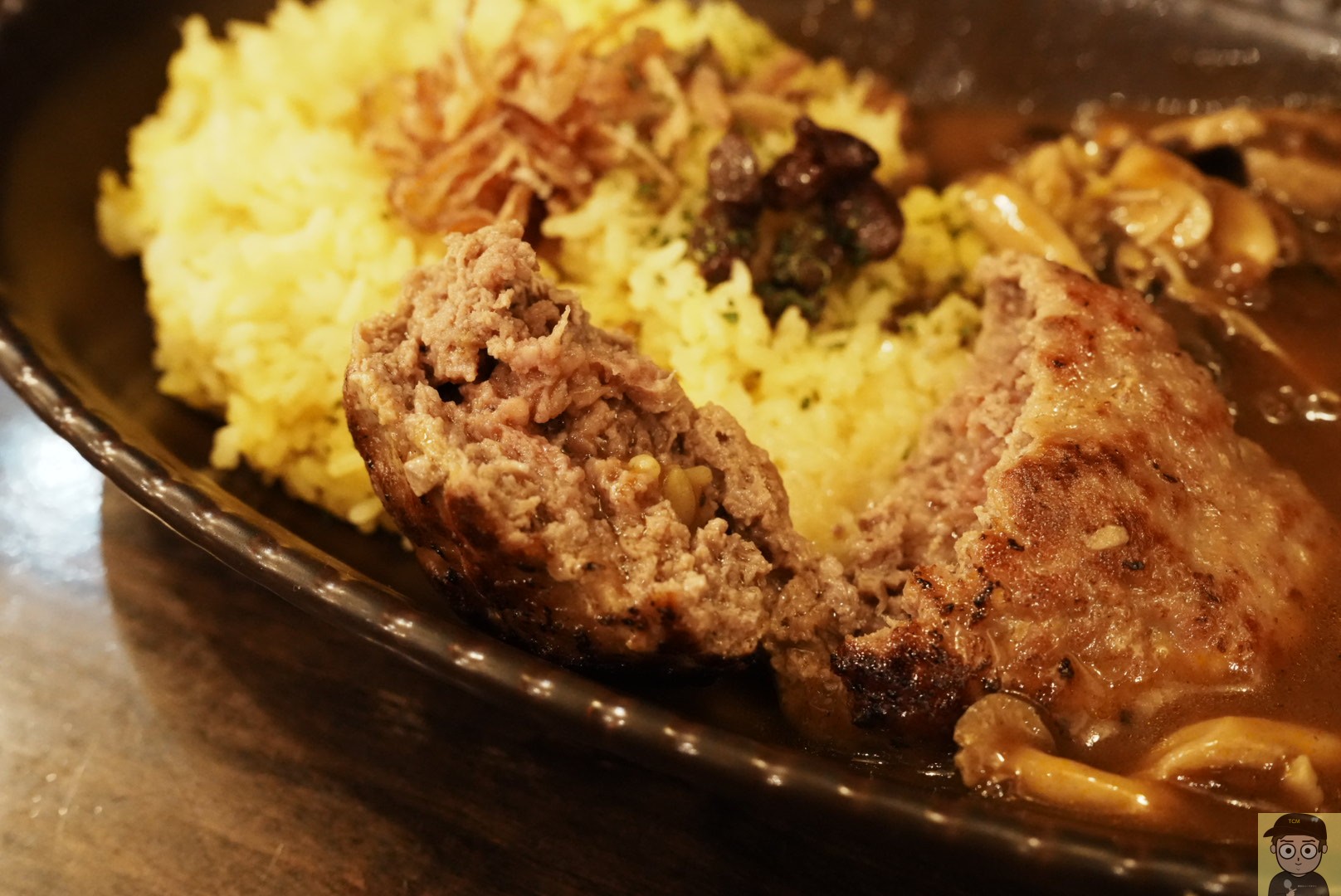 池尻大橋 ビストロ喜楽亭「ハンバーグカレー」