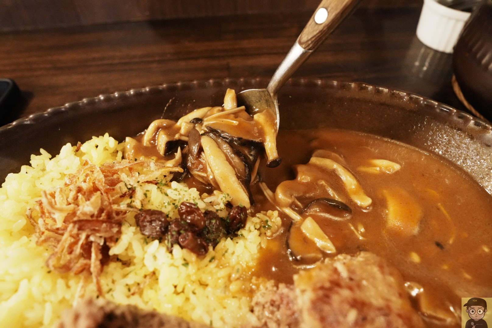 池尻大橋 ビストロ喜楽亭「ハンバーグカレー」