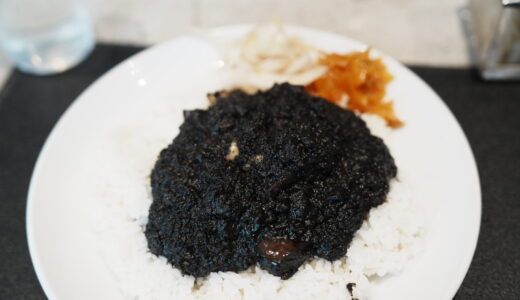 SANZOUTOKYOの下北沢カレーフェスティバル限定メニュー「SANZOUTOKYOの真っ黒なマリブカレー」