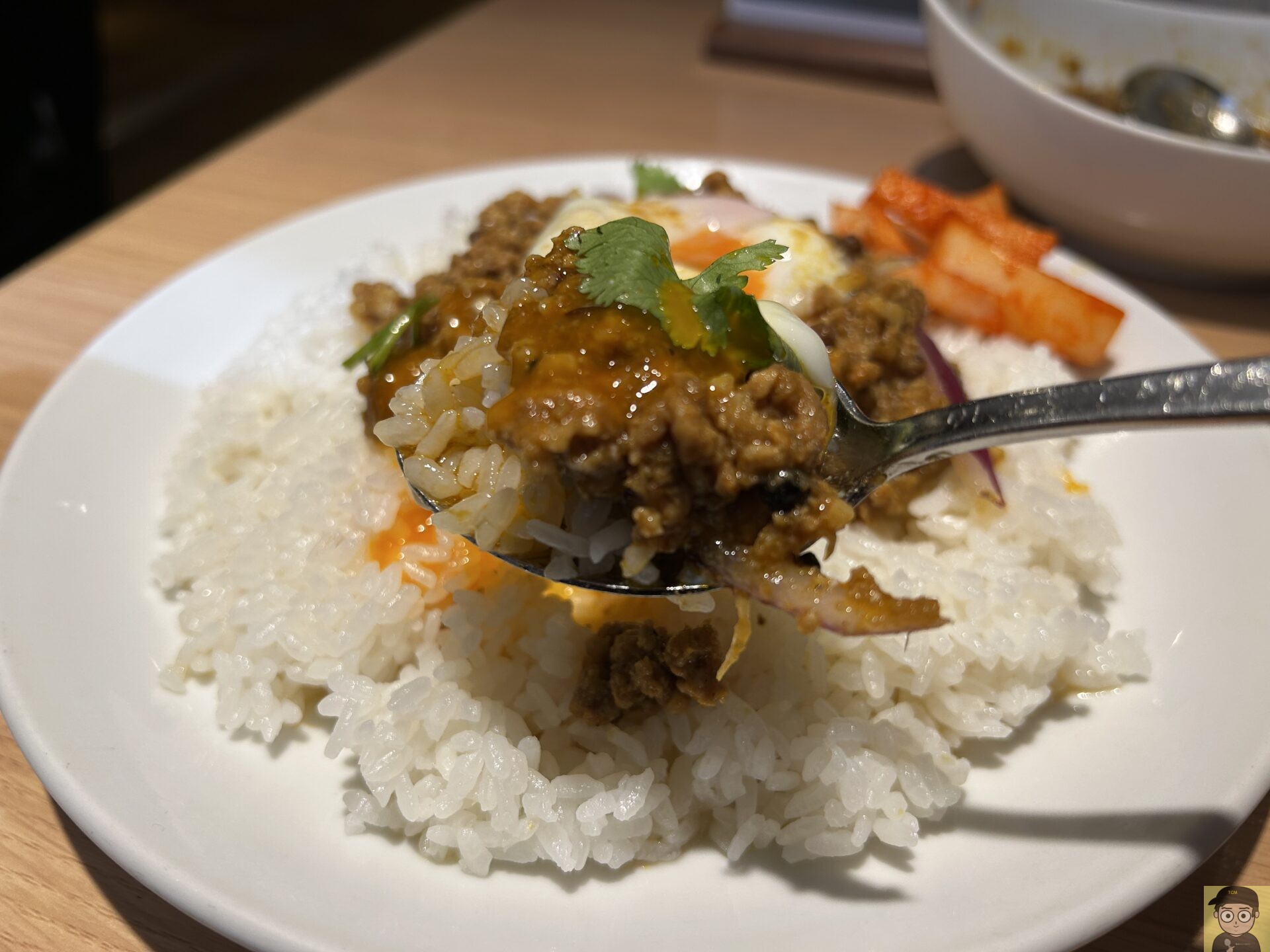 花椒を効かせた粗挽き豚肉のキーマカレー｜銀座デリー