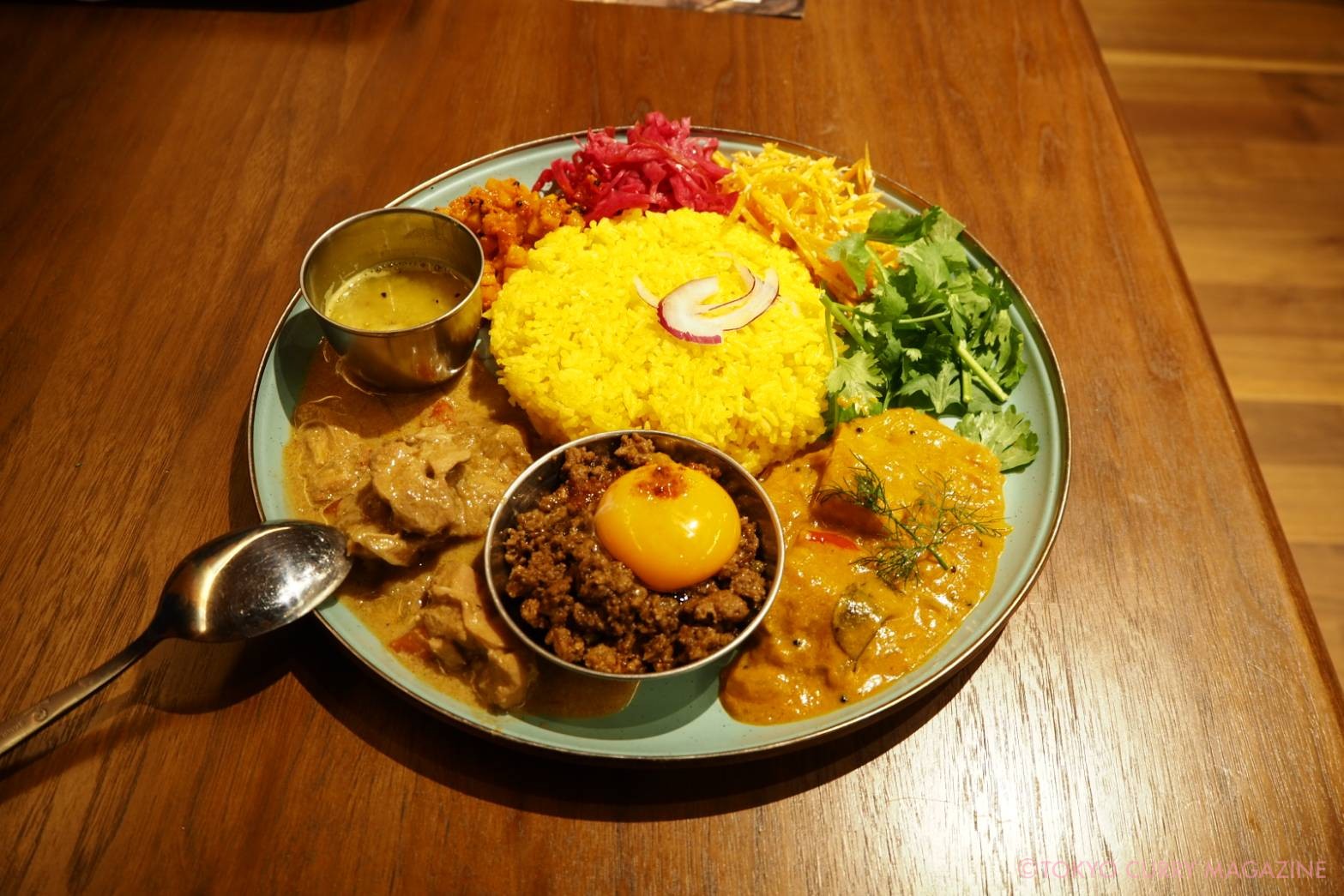 TipsyTiger/咖喱三種盛り