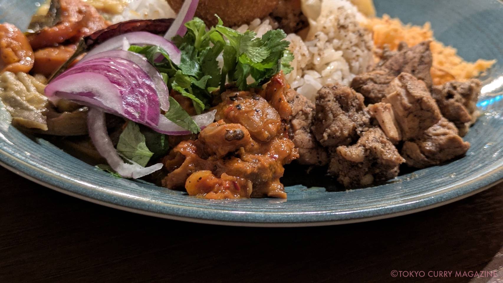 本日のランチプレート│ティンティンスリランカカレー(神田小川町)