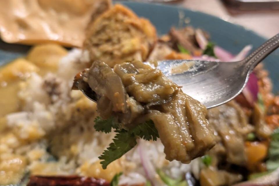 本日のランチプレート│ティンティンスリランカカレー(神田小川町)