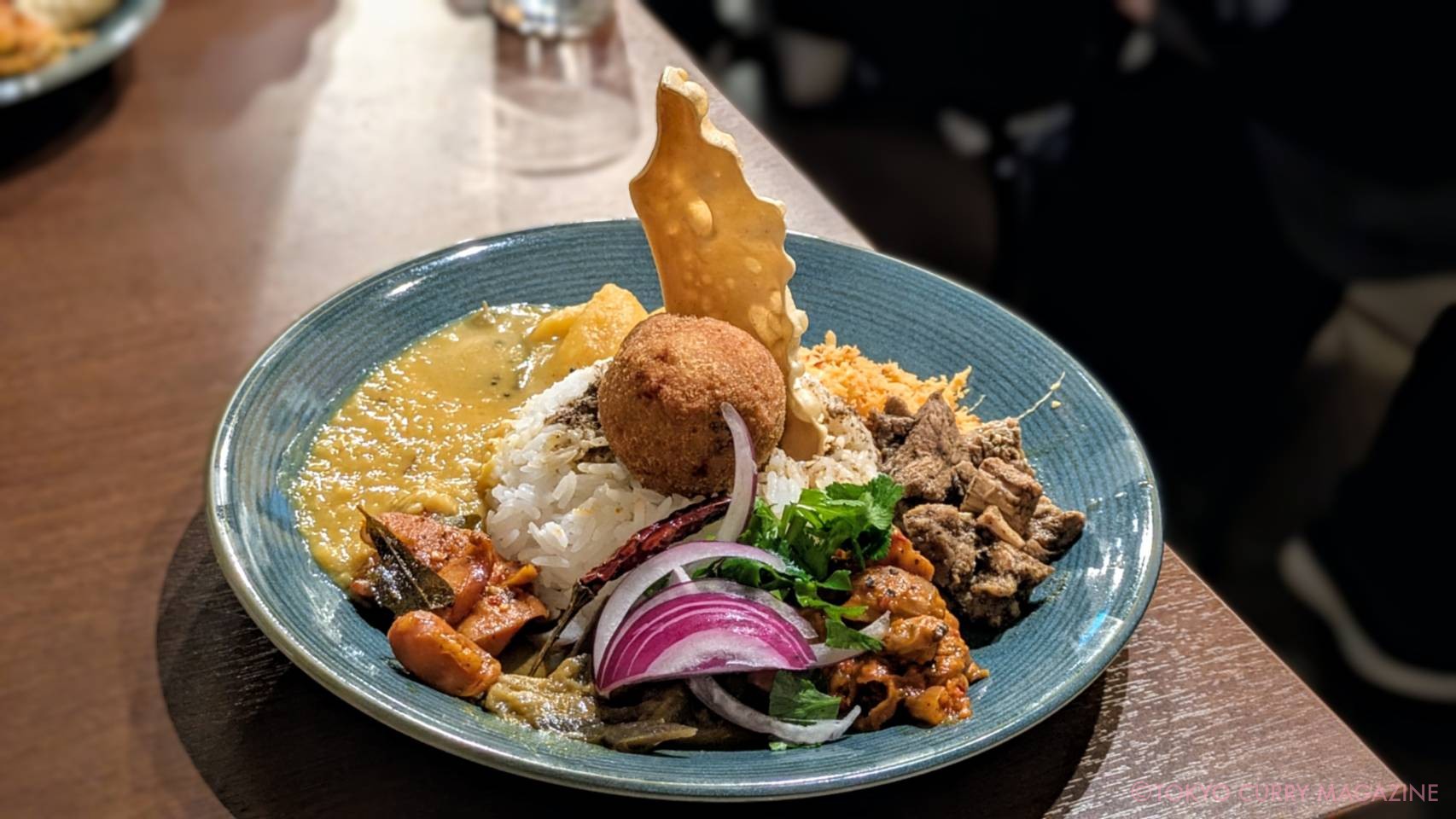 本日のランチプレート│ティンティンスリランカカレー(神田小川町)