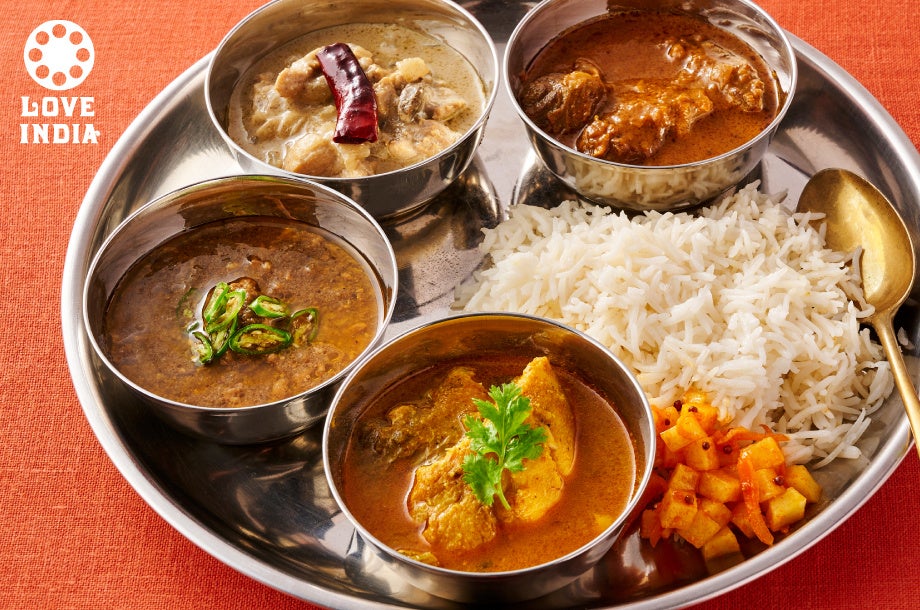 ＜LOVE INDIA＞ターリー 3,850円(1人前)